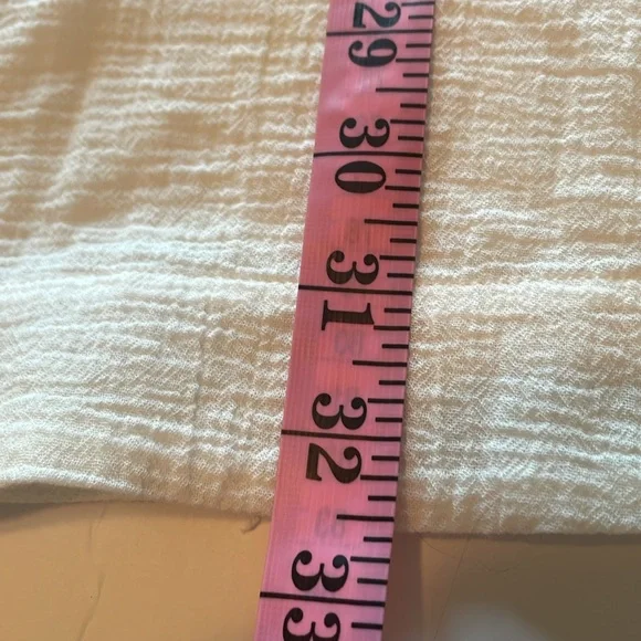 Lands End Embroidered White Gauze Swim Cover - Picture 7 of 7